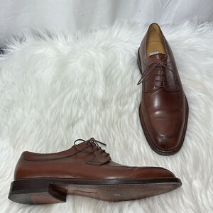 Mezlan Fiore Brown Leather Lace Up Oxfords Sz 11.5